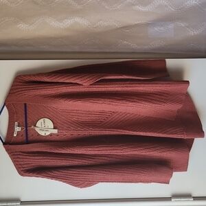 Moral Fiber Boho Cardigan Size Medium Rose